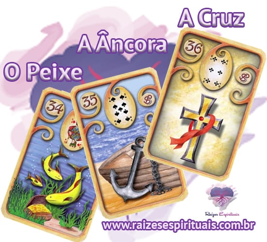 O Peixe, A Âncora e A Cruz - Cada uma destas cartas ciganas, combinada com um naipe, tem o seu significado único e preciso.