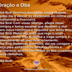 Oração de quarta-feira à Obá