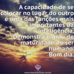 Se coloque no lugar do outro