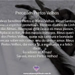 Uma Prece aos Pretos Velhos para fazermos no domingo