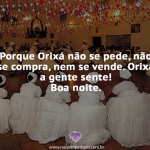 Orixá a gente sente
