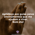 Agradeço aos guias
