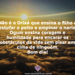 Coragem e humildade
