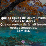As águas de Oxum