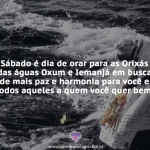 Sábado é dia de Orar