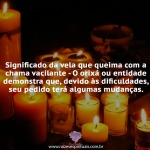 Vela – Chama vacilante