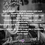 A semana começa
