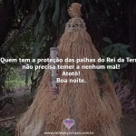 Proteção das palhas do Rei da Terra