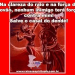 Na clareza do raio e na força do trovão