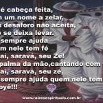 Malandro não aceita desaforo! Salve Seu Zé!