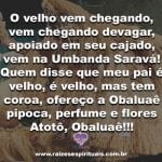 Salve a força de nosso pai Obaluaê