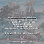 Vamos pedir as bênçãos de Iemanjá, nossa Mãe protetora e Rainha do mar!