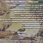 No mês de Omulú, vamos orar a ele pedindo pela saúde de todos nós!