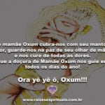 Que mamãe Oxum cubra-nos com seu manto de amor