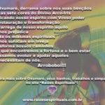 Pai Oxumaré, derrama sobre nós suas bênçãos com as sete cores…