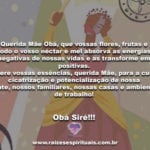 Confira uma pequena prece a Obá para se livrar das energias negativas