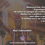 Abençoai-me, Xangô, e protegei-me de todos os perigos do cotidiano…