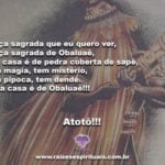 Força sagrada que eu quero ver, Força sagrada de Obaluaê!