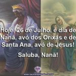 Hoje, dia 26 de Julho de 2019, é dia de Nanã, a avó dos Orixás!