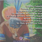 Querido Caboclo, obrigado por tudo. Okê Caboclo!