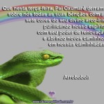 Que Pai Oxumarê nos dê seu axé em mais esta terça-feira! Arroboboi!