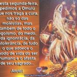 Que Omulú nos cubra com suas palhas trazendo cura física e espiritual